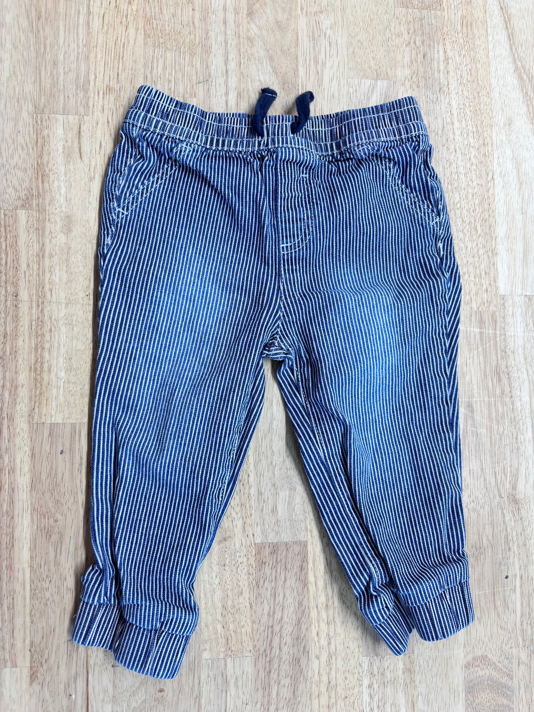 Joe Fresh Pinstripe Lightweight Denim Pants 18-24