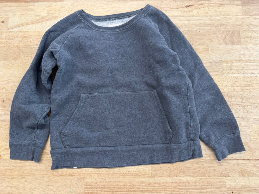 Mini Mioche Sweatshirt – 6 | Charcoal - Nest and Sprout - Consignment