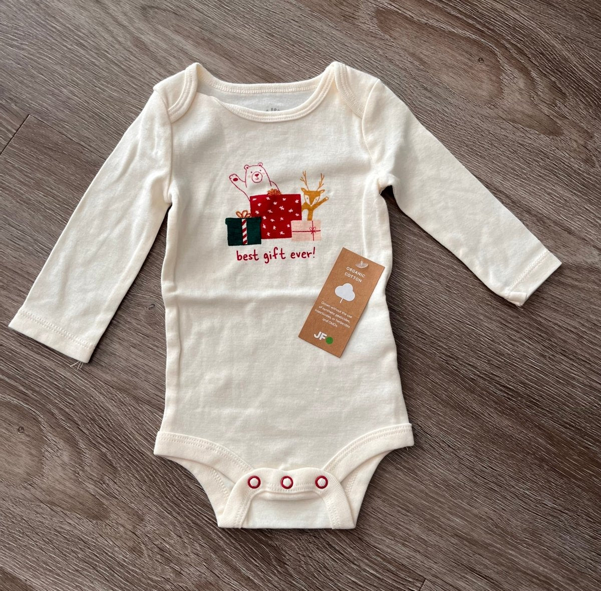 Joe Fresh 0–3M Best Gift Ever Bodysuit NWT - Nest and Sprout-Consignment