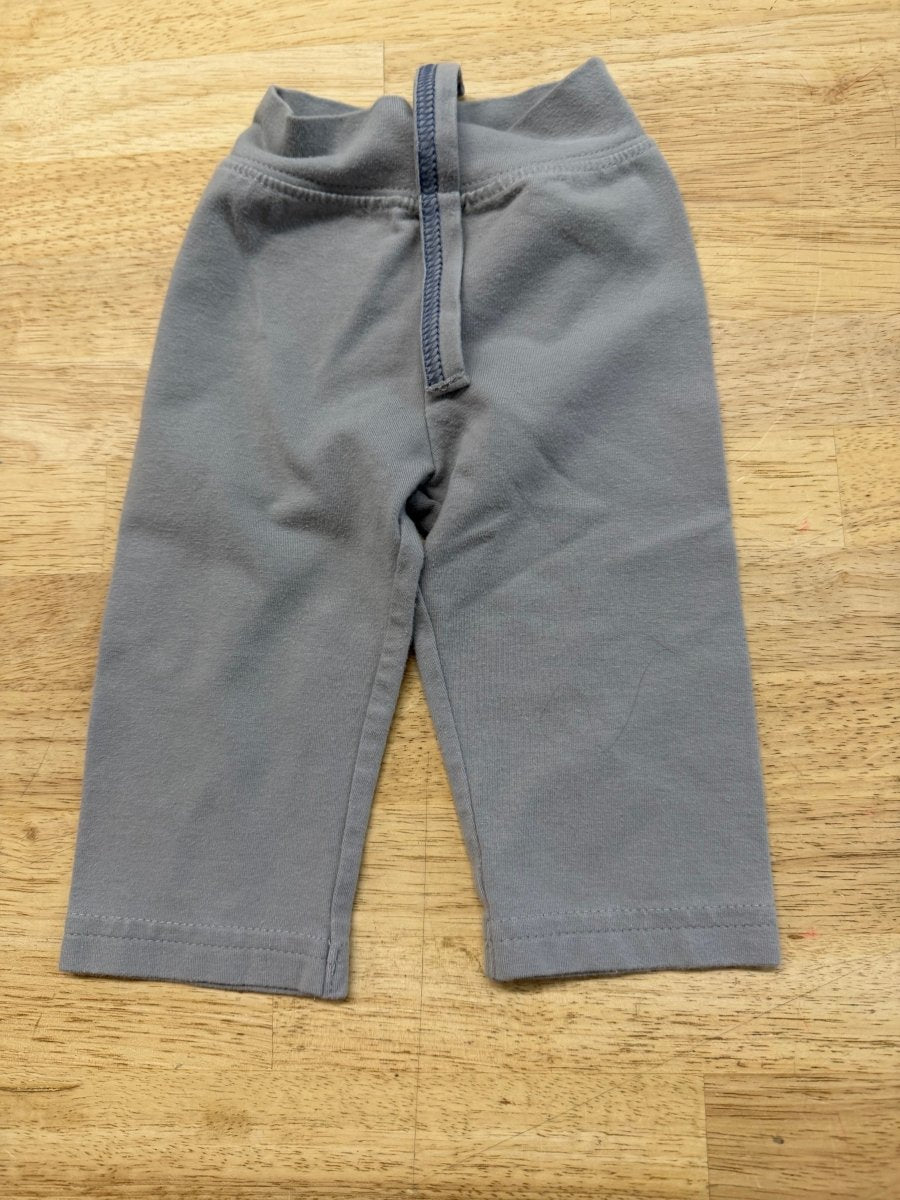 Itty Bitty Baby Clothing Co. Leggings – 3–6M | Grey - Nest and Sprout - Consignment