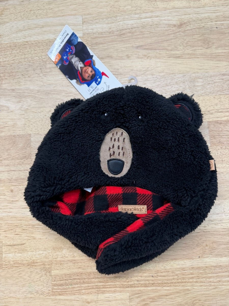 FlapJack Kids Reversible Sherpa Hat – 4–6Y | NWT - Nest and Sprout - Consignment