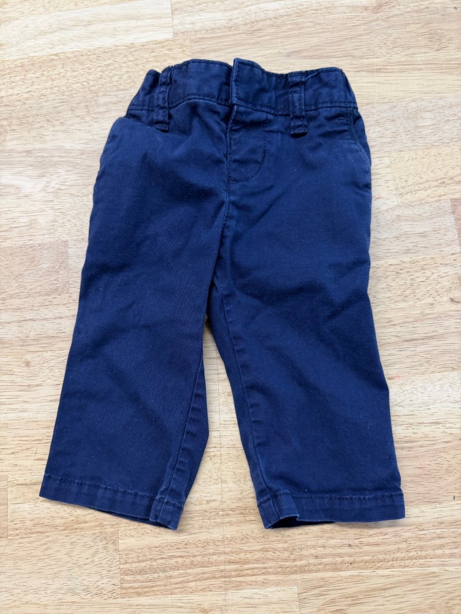 Gap Chinos – 3–6M | Navy - Nest and Sprout - Consignment