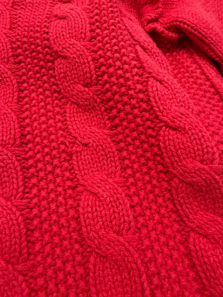 Carters Knit Dress – 2T | Red Ruffle Sleeves - Nest and Sprout - Consignment