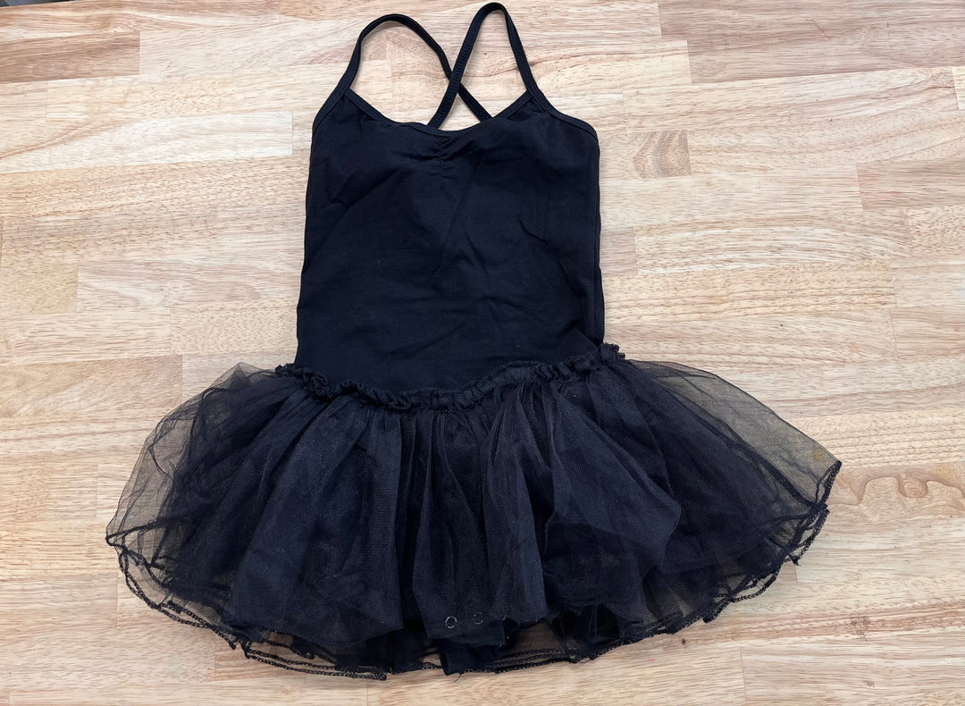 Black Ballet Leotard with Tulle Skirt Size 120
