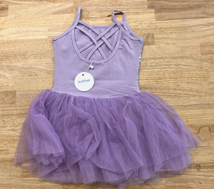 Arshiner 140 Purple Ballet Leotard with Skirt – NWT