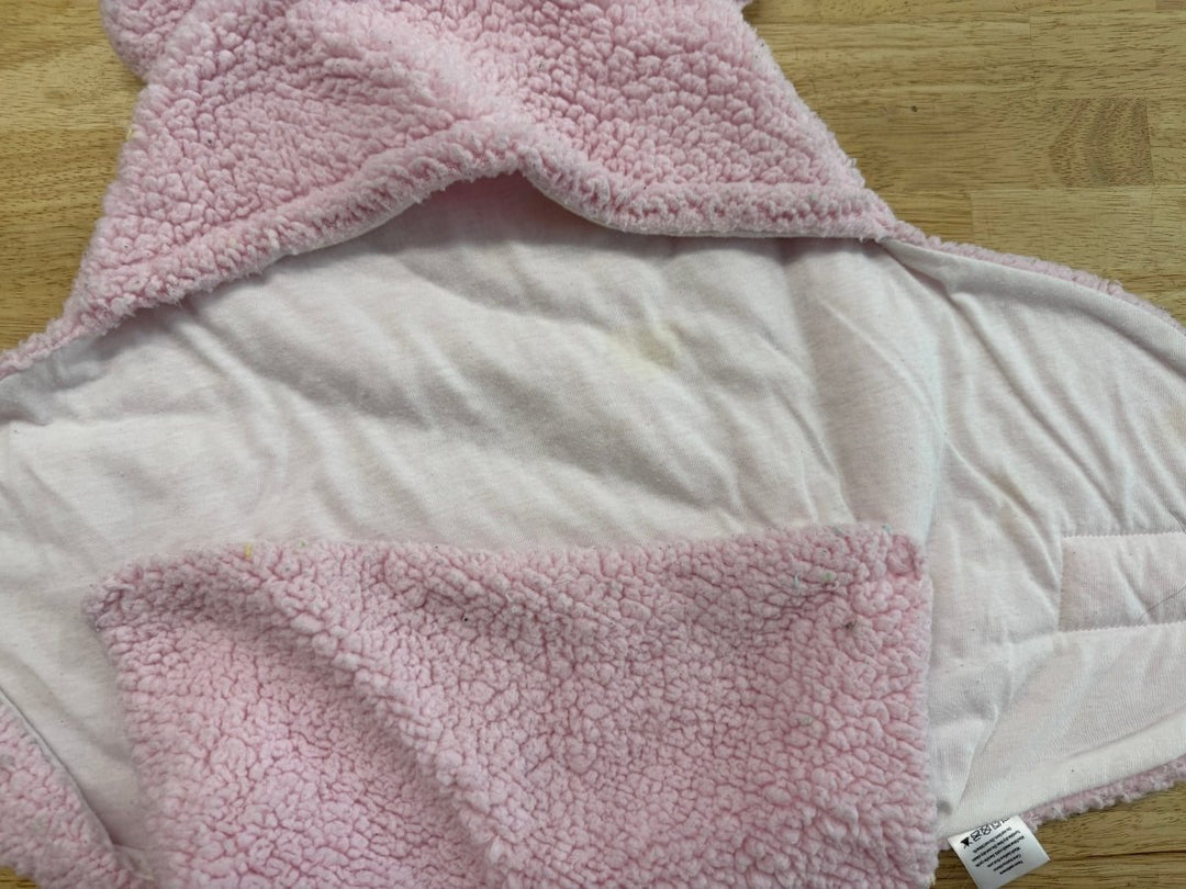 Pink Fleece Swaddle Blanket – One Size - Nest and Sprout - Consignment