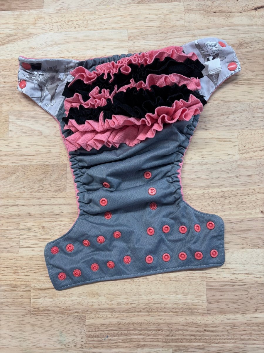 Ella Bella Bum Pocket Diaper with Bum Ruffle - Nest and Sprout - Consignment