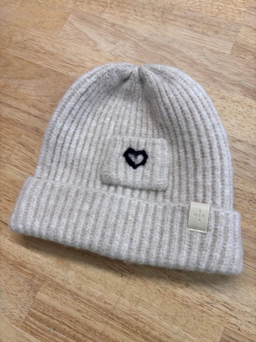 Smera Acrylic Knit Hat – Cream - Nest and Sprout - Consignment