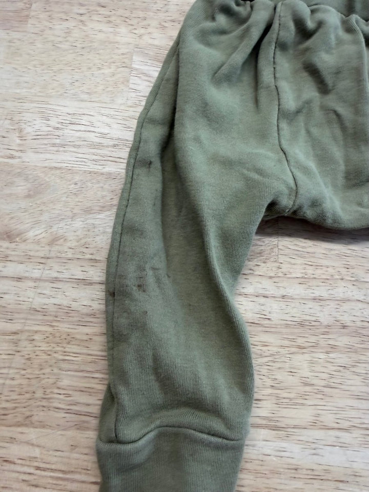 Parade Organics Harem Pants – 6 - 12m| Army Green play - Nest and Sprout - Consignment
