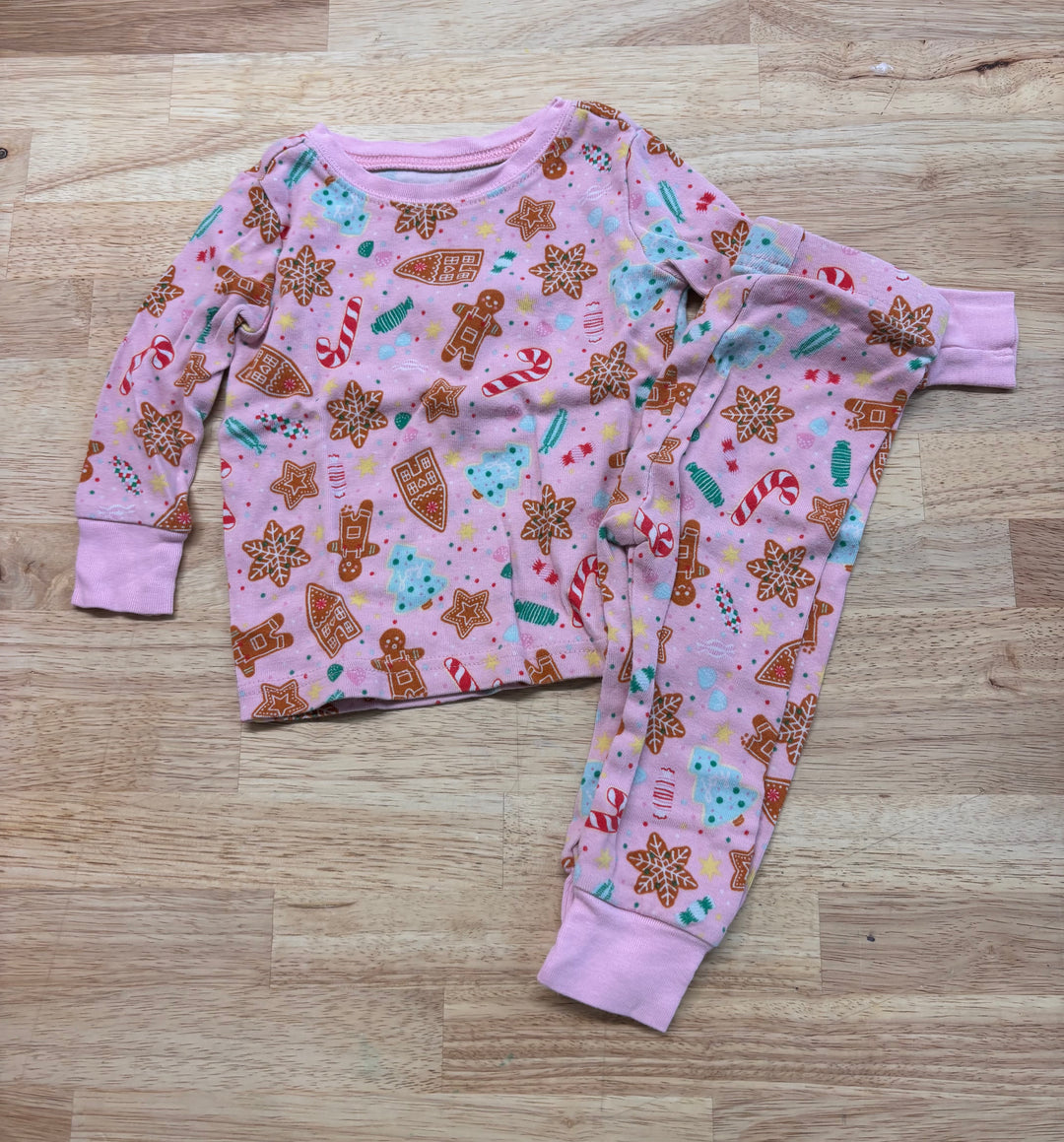Old Navy 12–18 Months Holiday Pajama Set – Pink