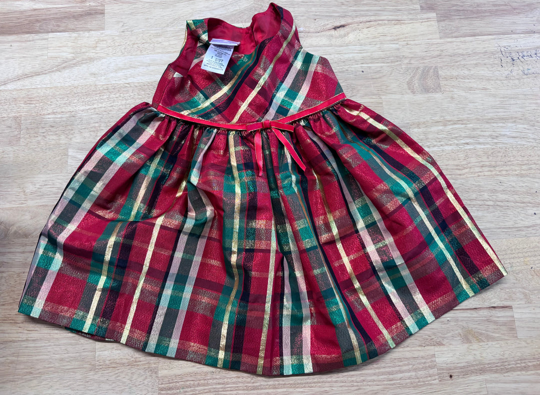 Iris & Ivy Metallic Holiday Dress 24m