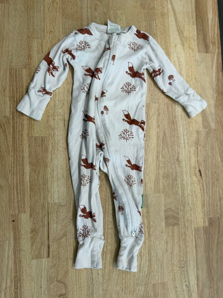 Parade Organics Footless Sleeper –6 - 12m | Fox Print | Play - Nest and Sprout - Consignment