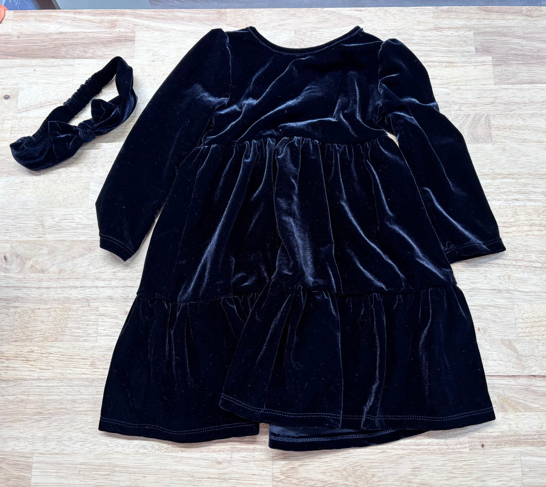 George Velour Twirl Dress 3T