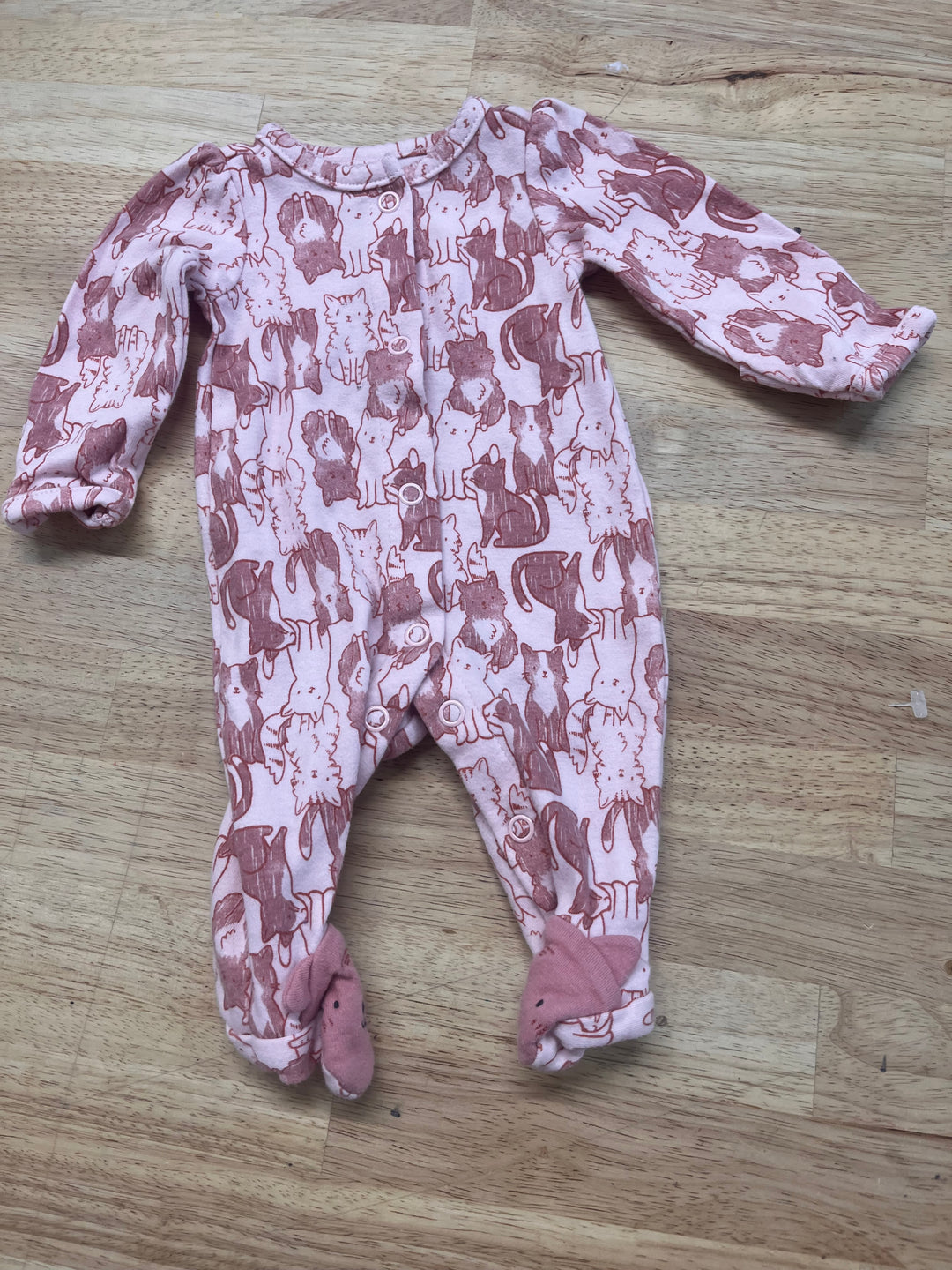 Child of Mine by Carters Cat Print Sleeper