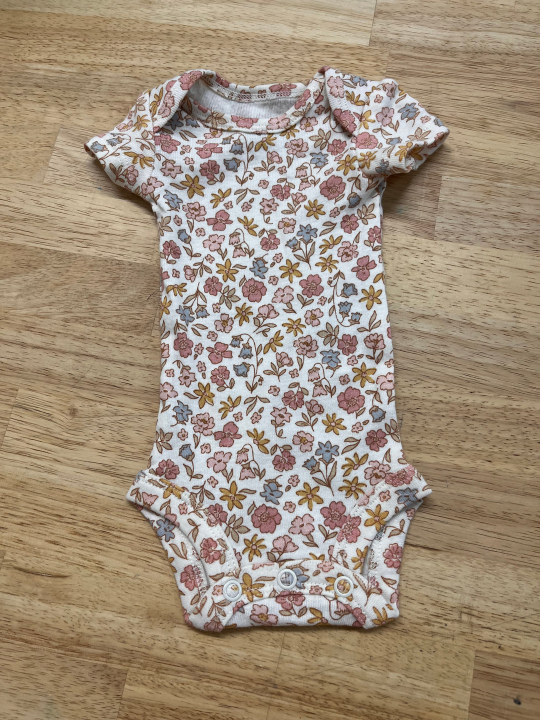 Carters Preemie Floral Bodysuit