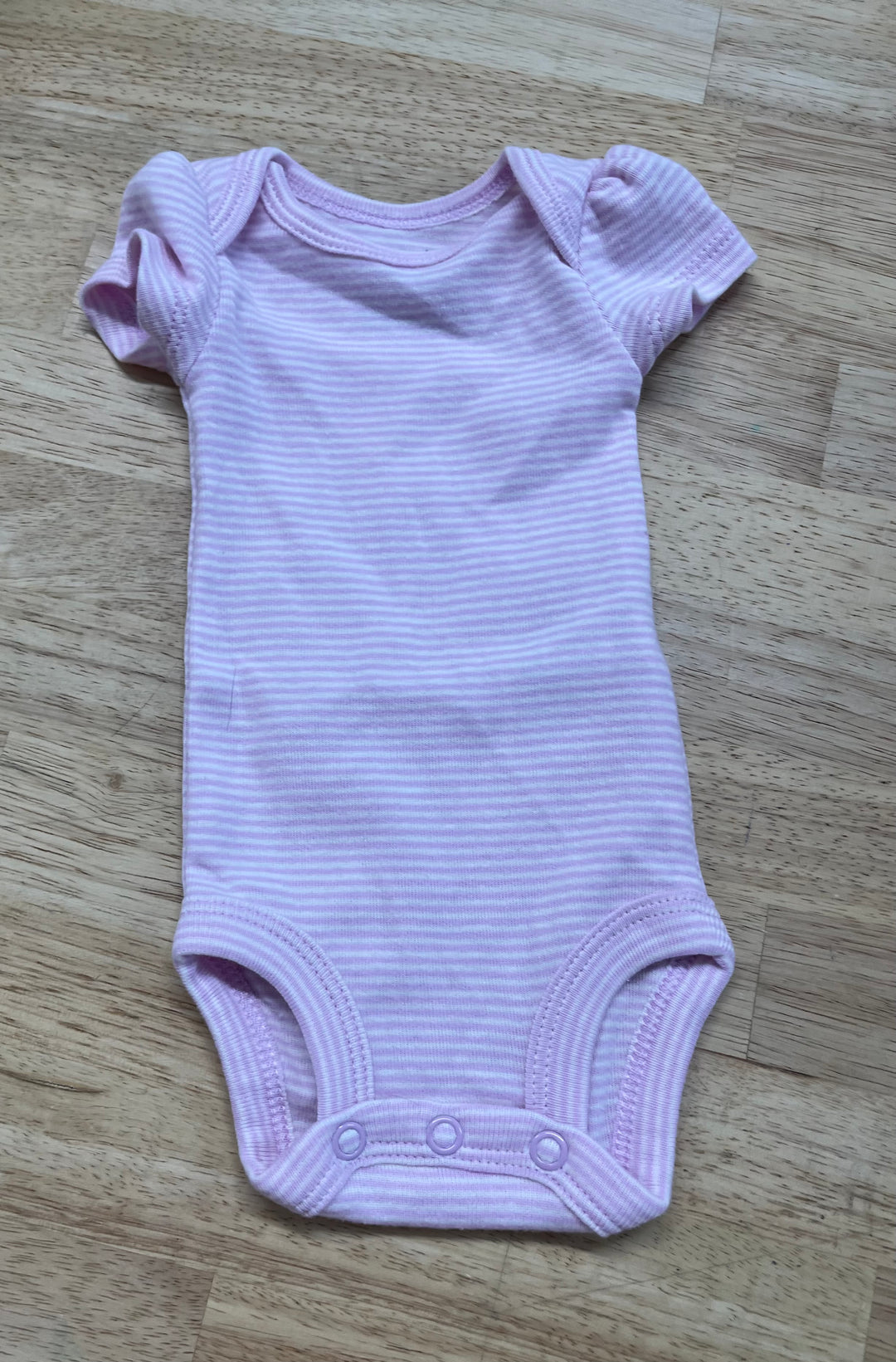 Carters Preemie Pink Stripe Bodysuit