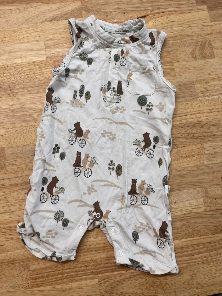 Loulou Lollipop 12–18M Bear Print Romper