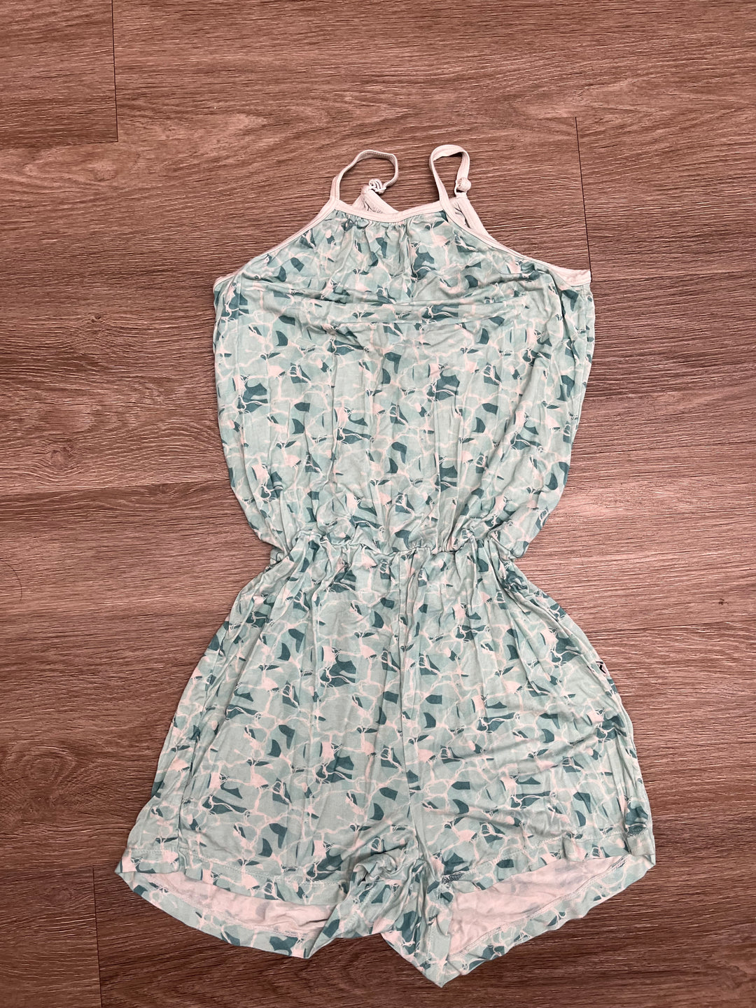 Kickee Kids Light Blue Print Romper 10–12Y