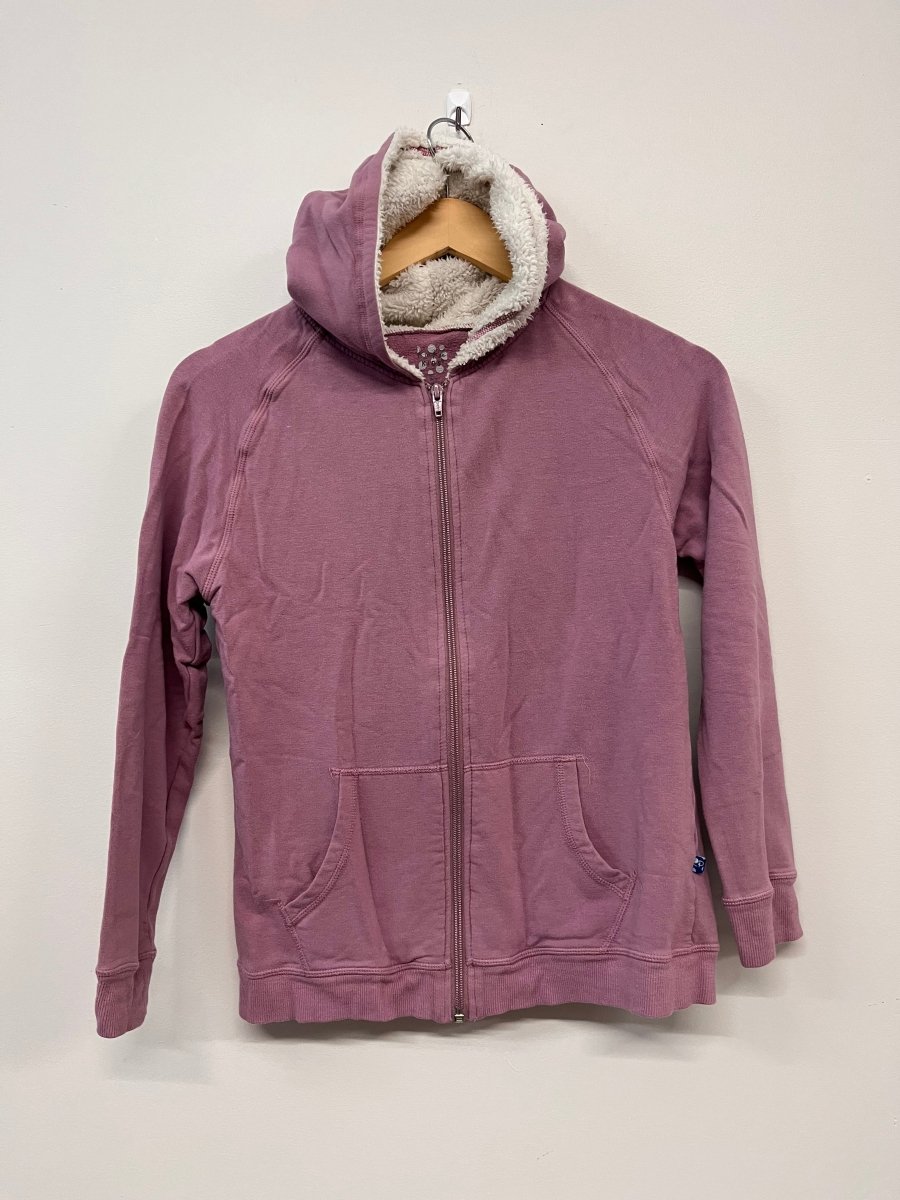 Kickee Pants Light Purple Bamboo Sherpa Hoodie 10–12Y - Nest and Sprout - Consignment