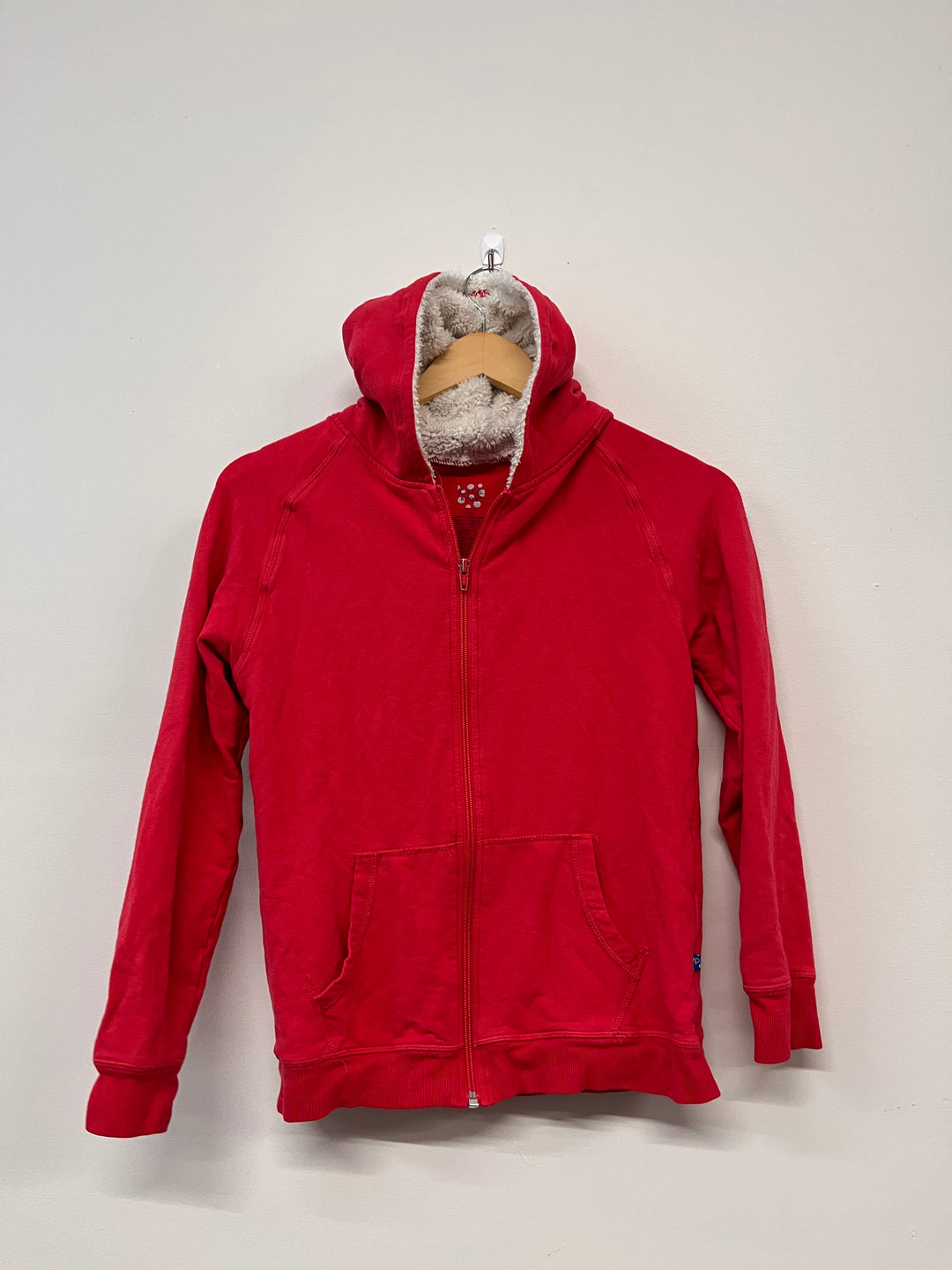 Kickee Pants Red Bamboo Sherpa Hoodie 10–12Y