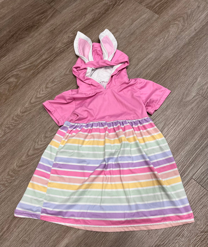 Rebel House 2T Hooded Bunny Ear Dress