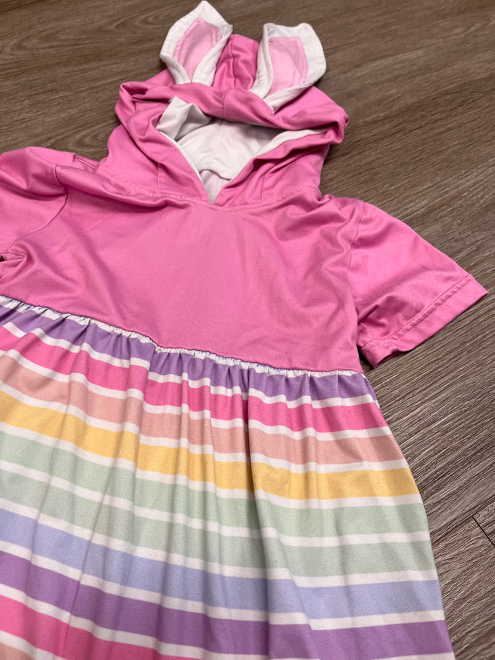 Rebel House 2T Hooded Bunny Ear Dress