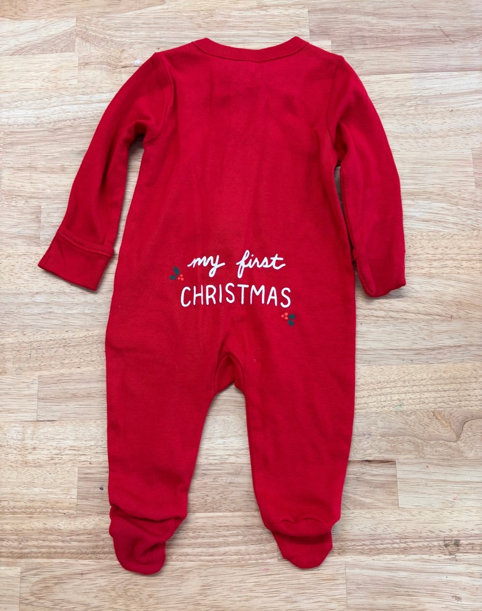 Old Navy 0 - 3 MONTH Sleeper - MY FIRST CHRISTMAS - Nest and Sprout - Consignment