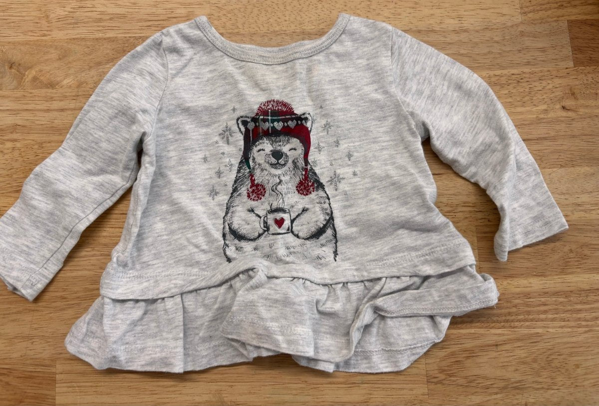 Carter's 12 MONTH Shirt FAIR CONDITION - Nest and Sprout - Consignment