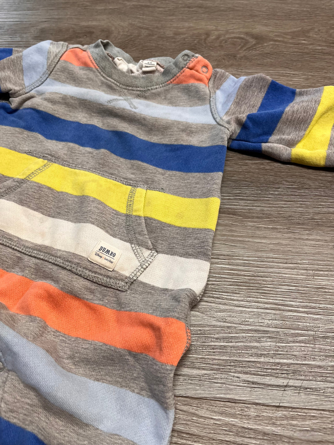 Gap 6–12M Disney Dumbo Sweatshirt Romper