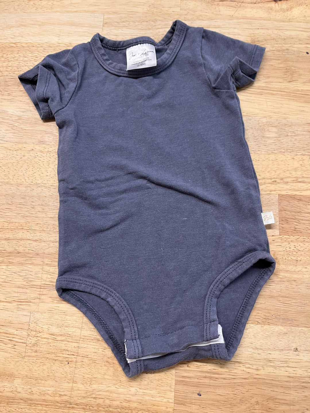 Jax & Lennon 0–6M Blue Bodysuit