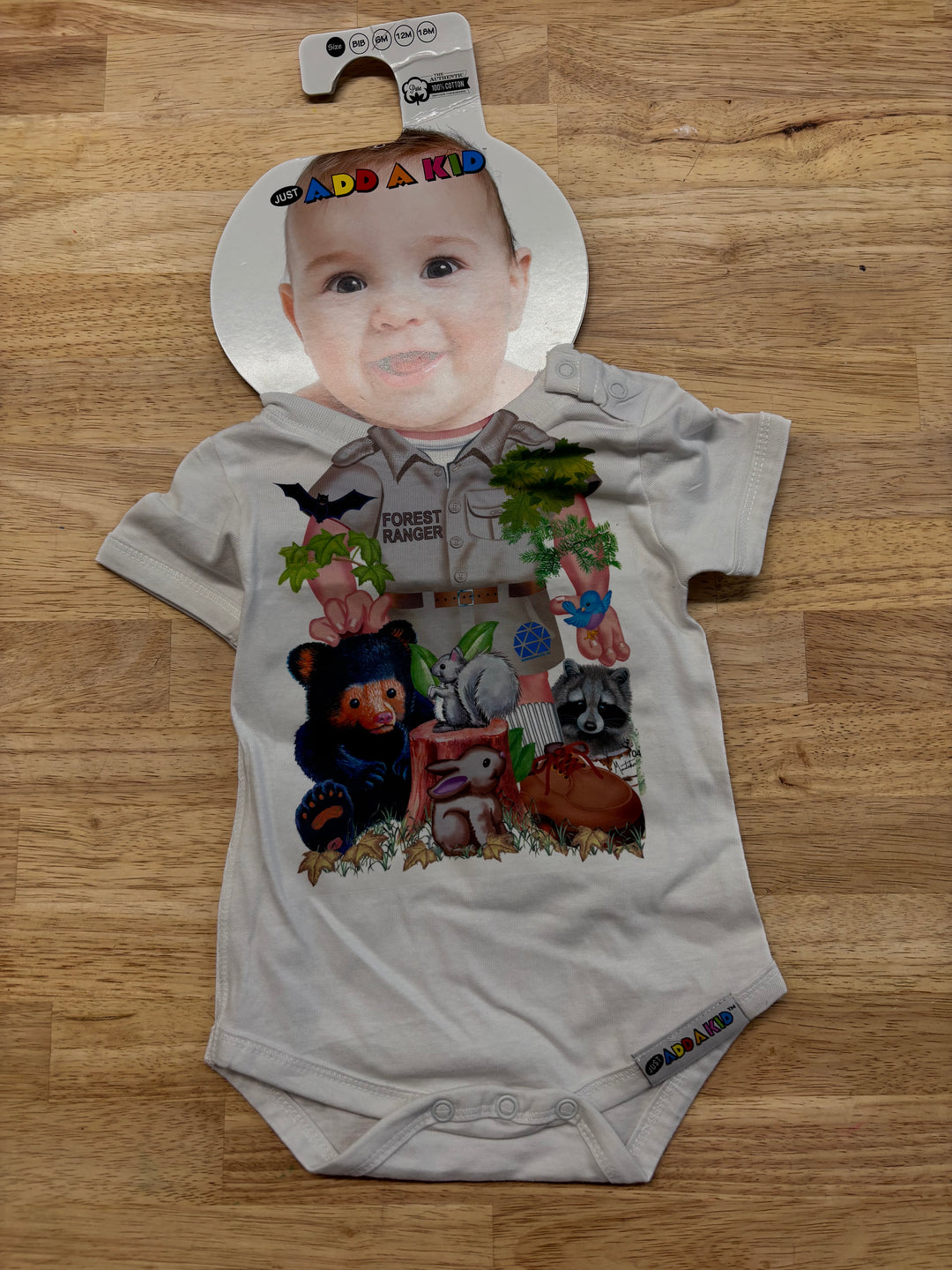 Just Add a Kid 6M Forest Ranger Bodysuit NWT