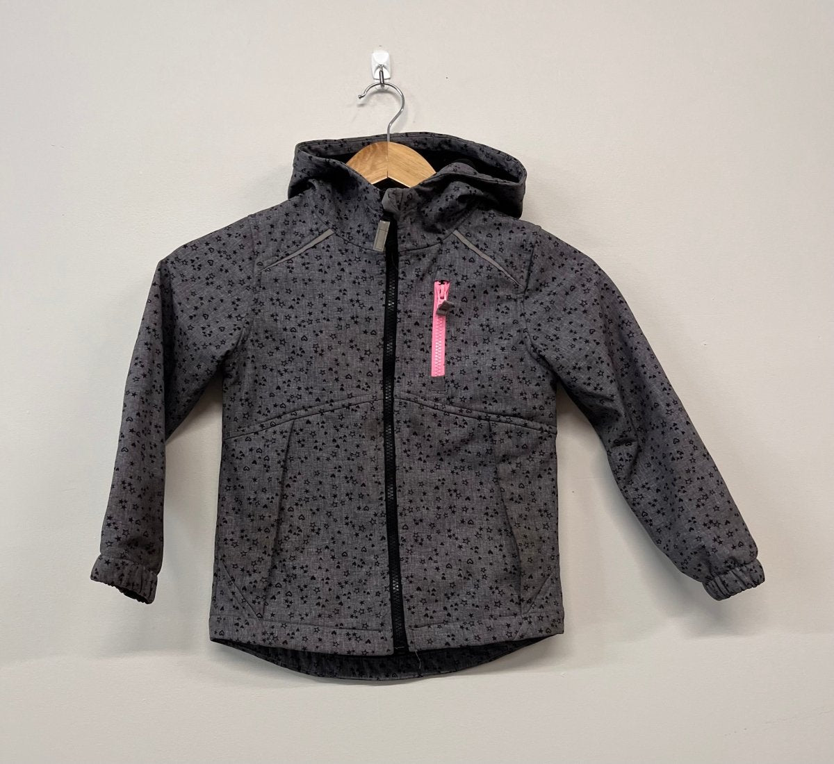 George Size 6 Grey Print Jacket FAIR - Nest and Sprout - Consignment