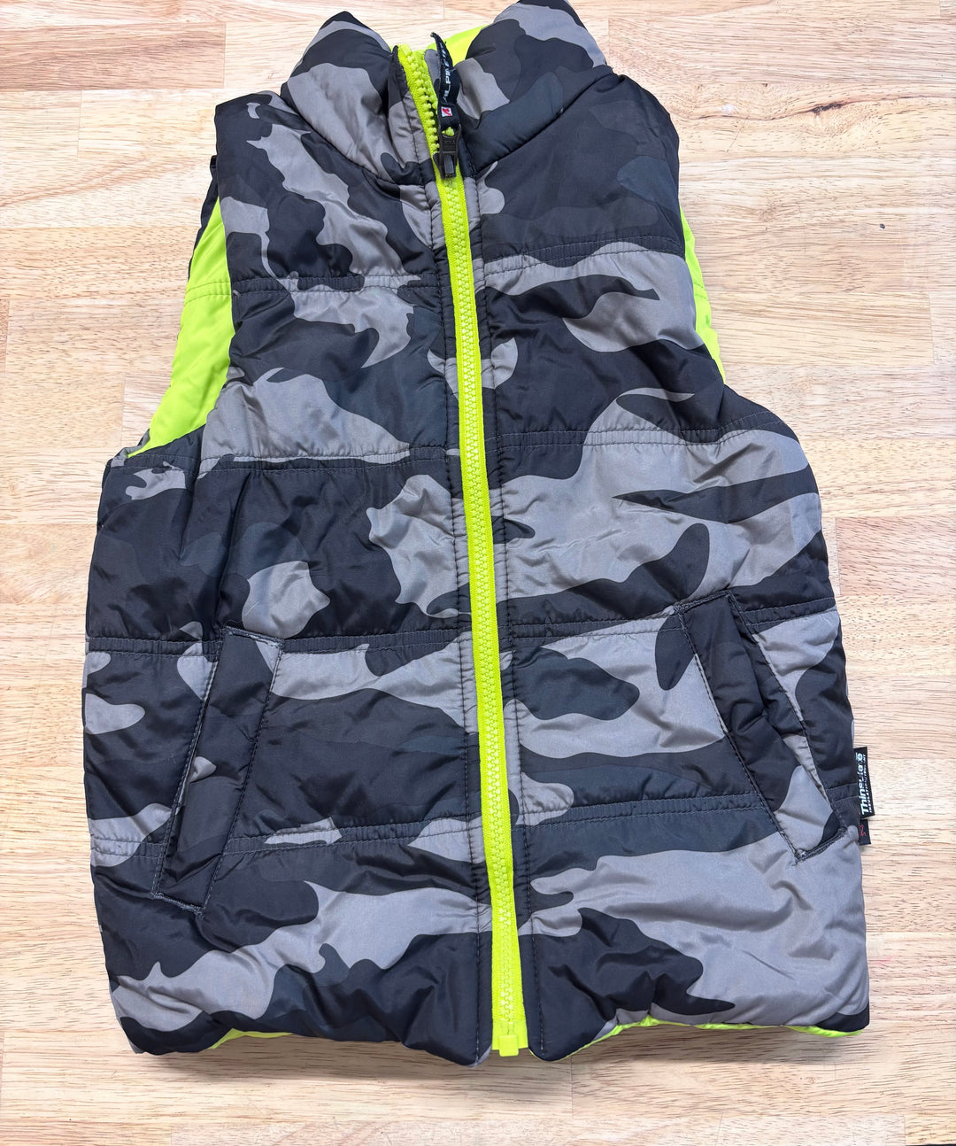 Alpine Tek Lime & Camo Vest – Fair Condition