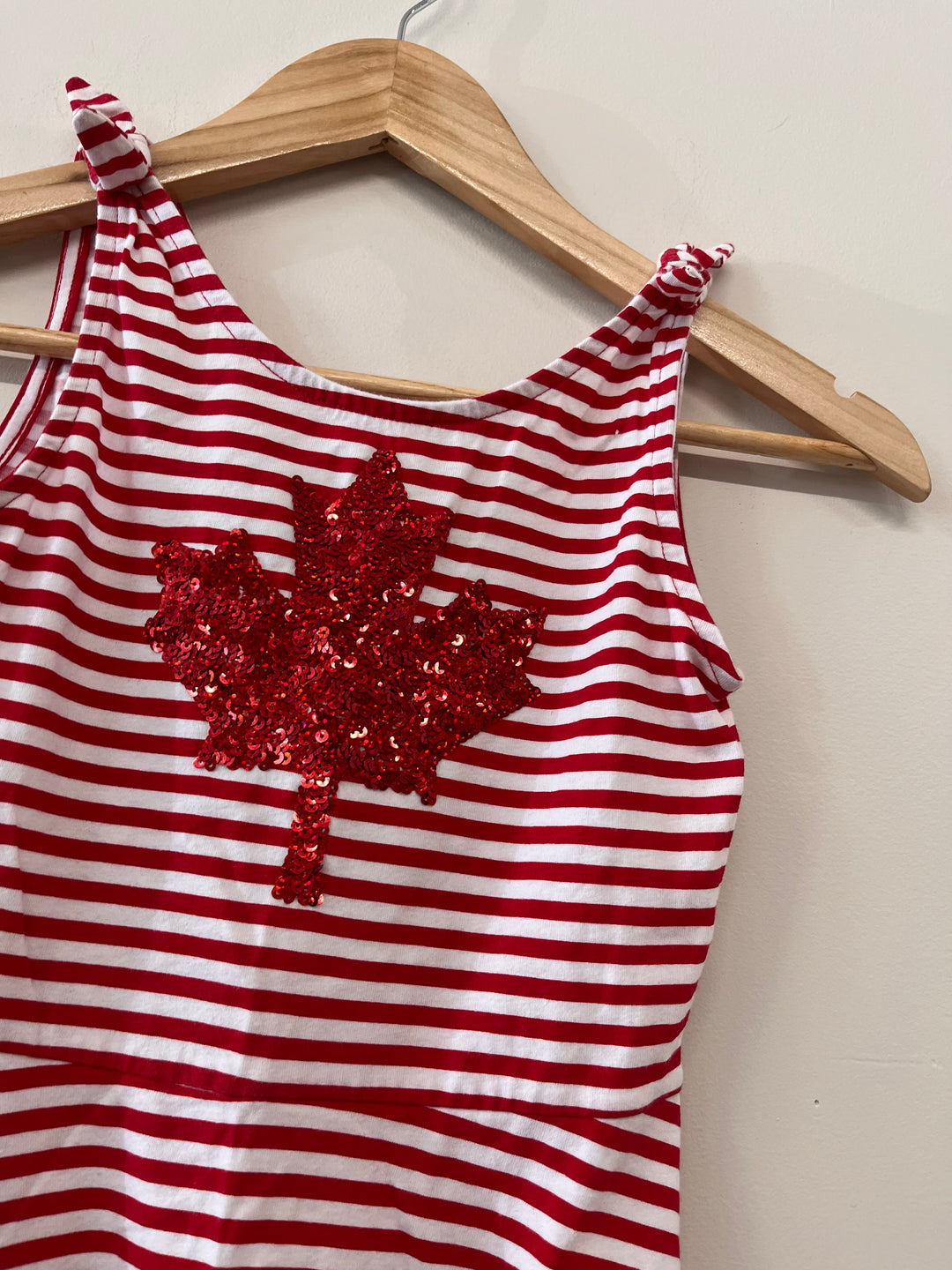 Children’s Place Size 7/8 Maple Leaf Dress CANADA