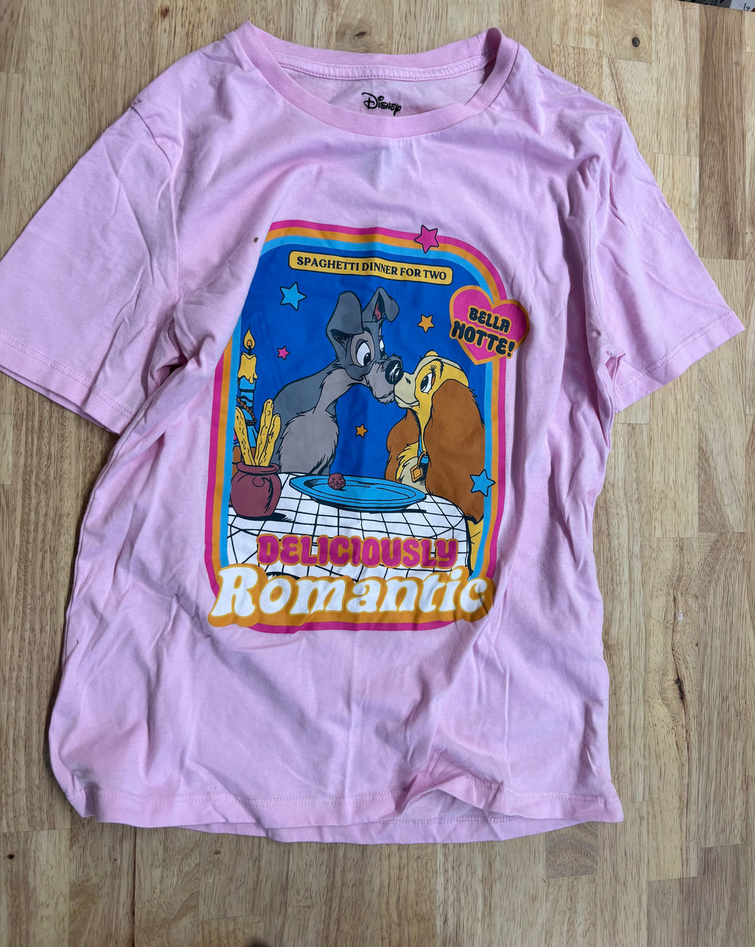 Disney Lady & the Tramp Graphic Tee – adult S (7/8)
