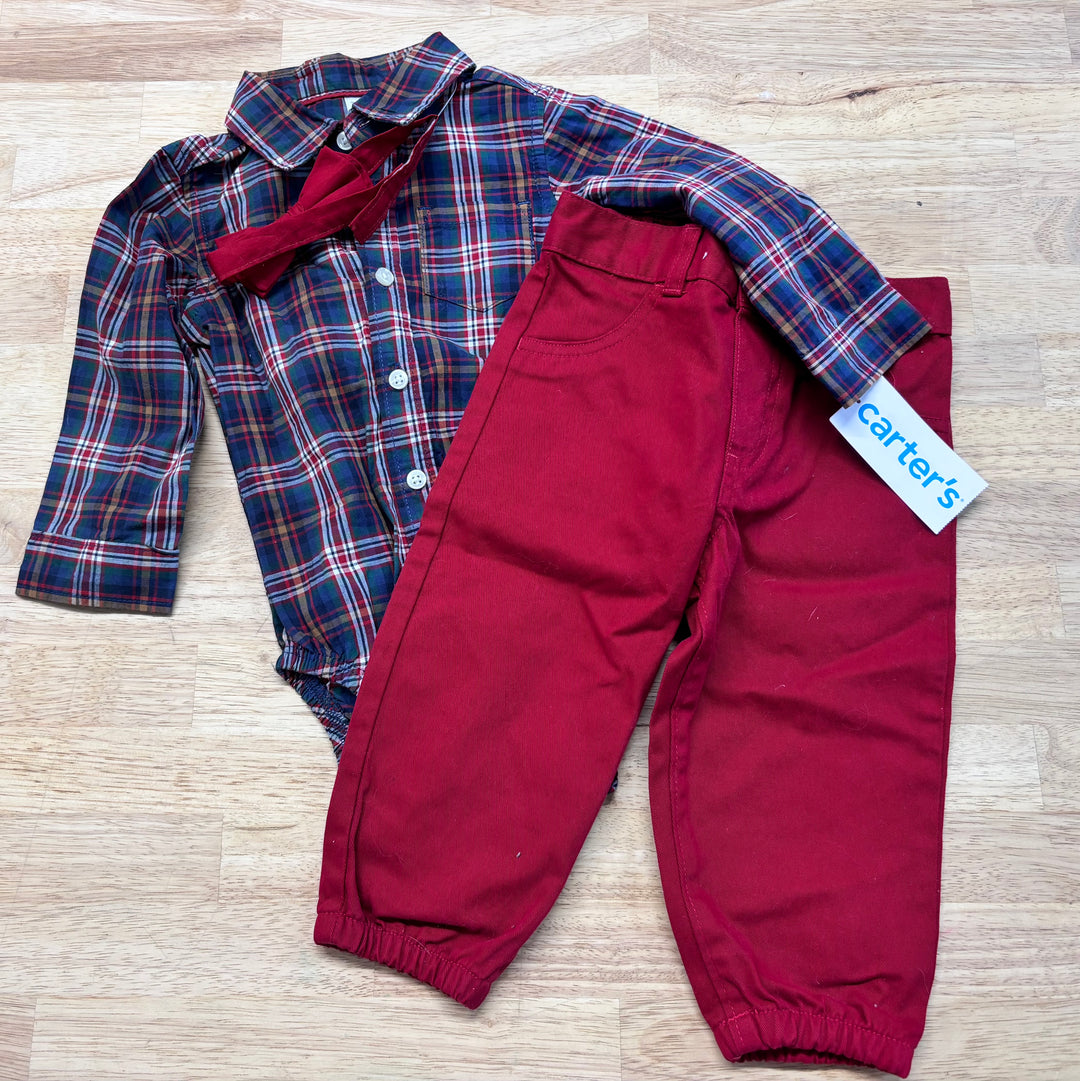 Carters 18M Christmas 3-Piece Set NWT