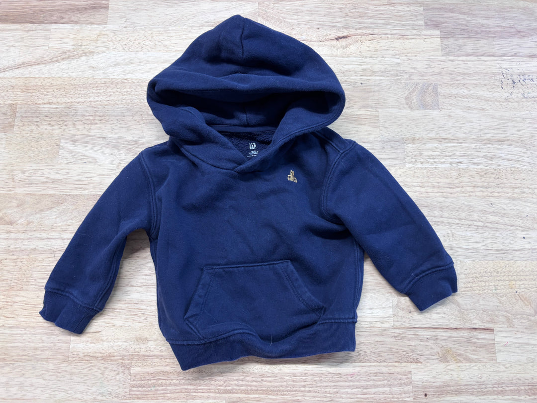Gap 12–18M Plush Navy Hoodie