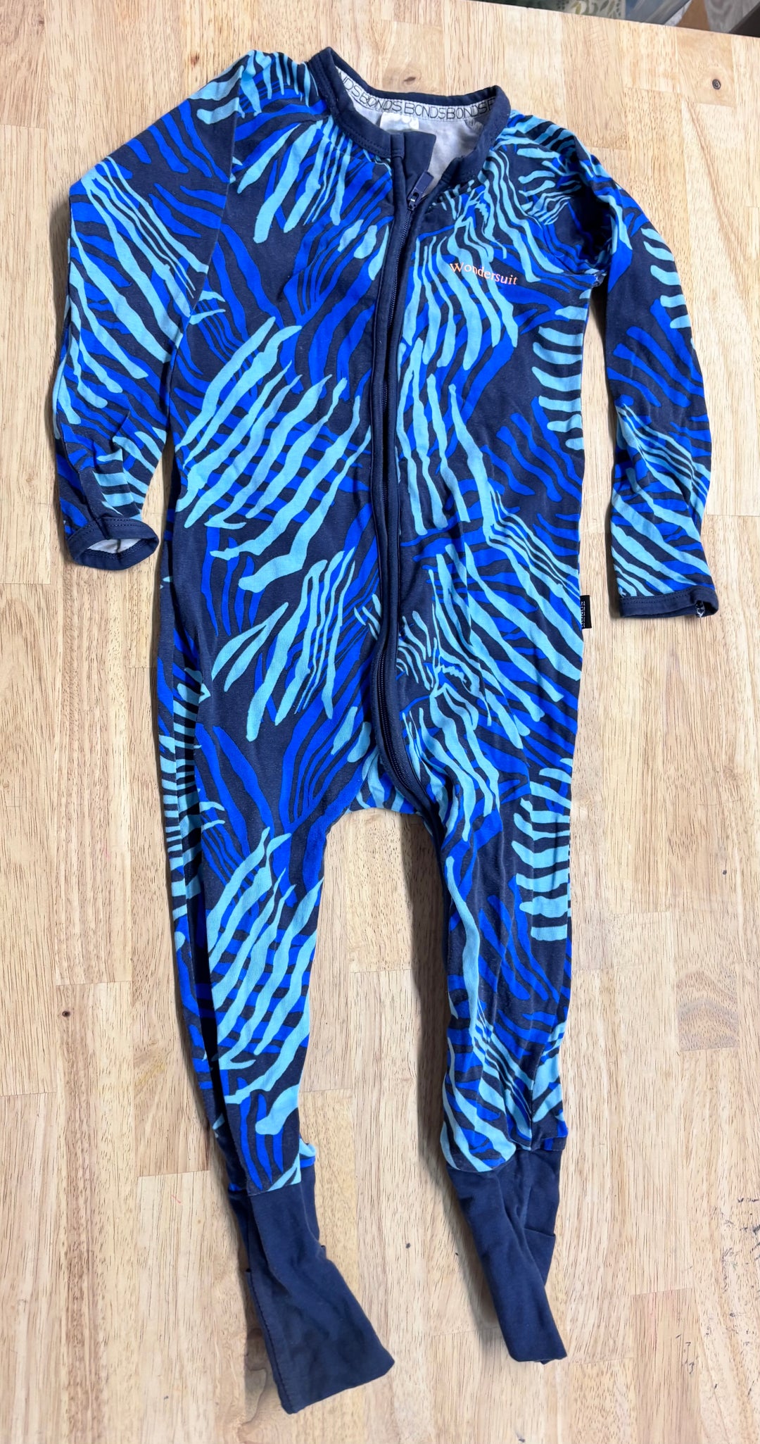 Bonds Wondersuit 18–24M Blue Print