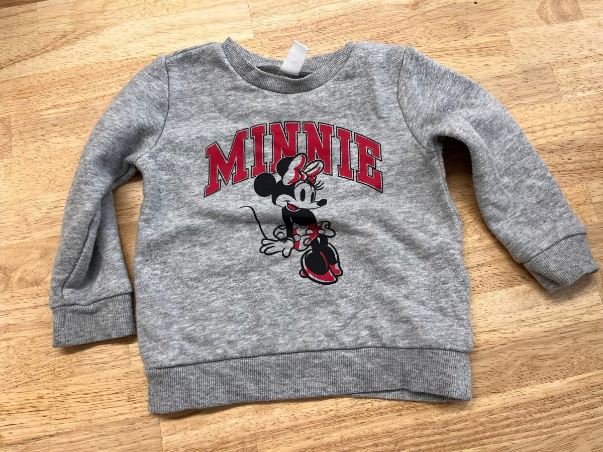 Joe Fresh Size 12–18M Minnie Mouse Sweatshirt - Nest and Sprout - Consignment