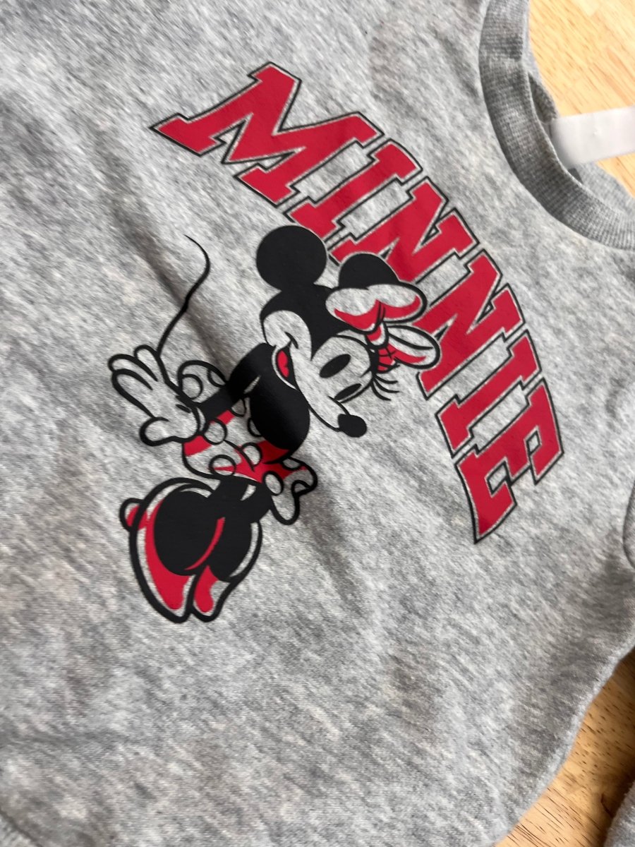 Joe Fresh Size 12–18M Minnie Mouse Sweatshirt - Nest and Sprout - Consignment
