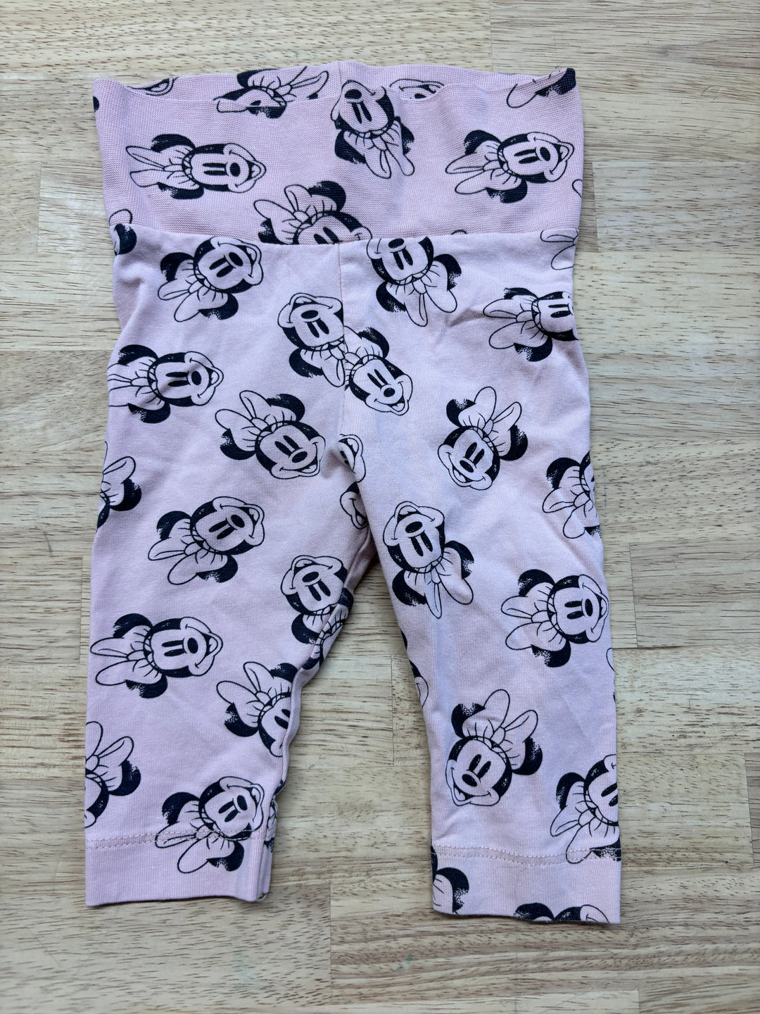 H&M 4–6M Light Pink Minnie Mouse Leggings
