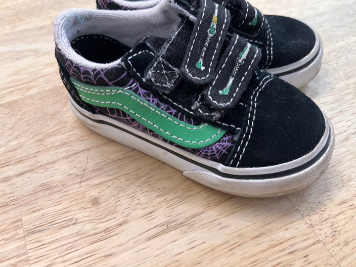 Vans Sneakers Size 5 | Glow in the Dark Spider WEb