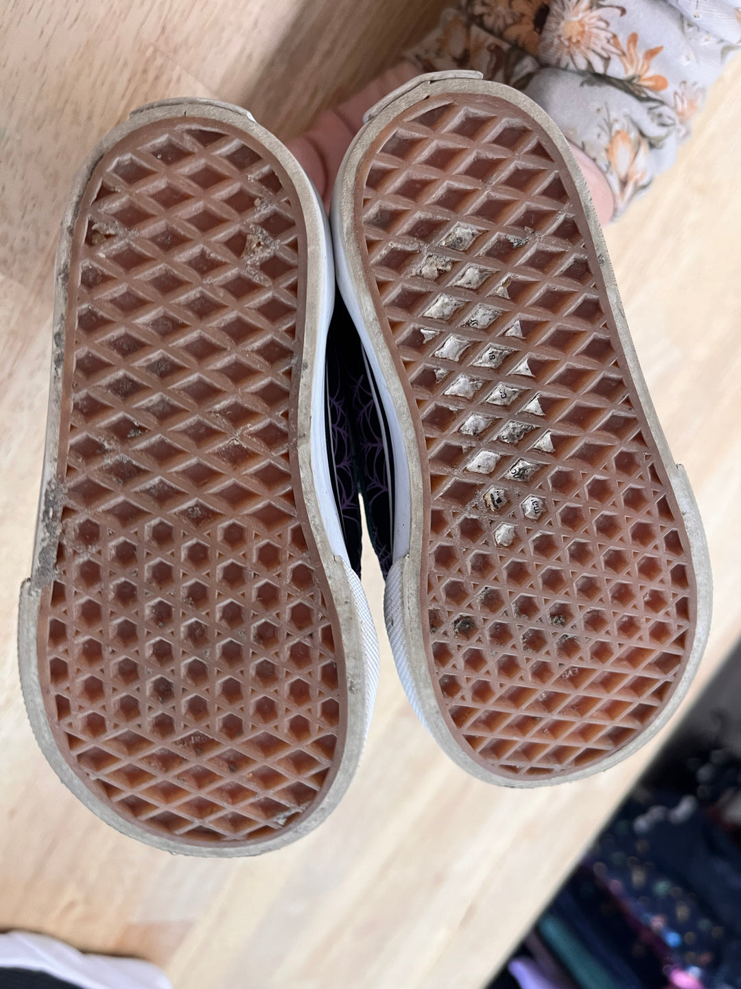 Vans Sneakers Size 5 | Glow in the Dark Spider WEb