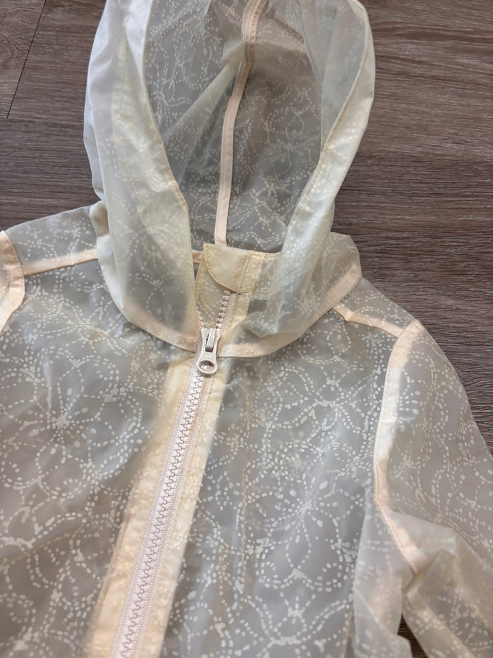 Old Navy 2T Rain Jacket – Clear with Floral Dot Print