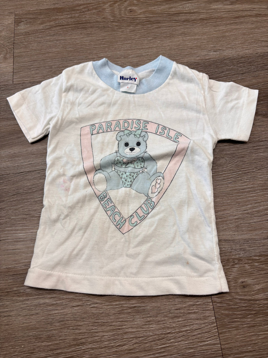 Harley Size 3 Vintage Tee – Paradise Island Print