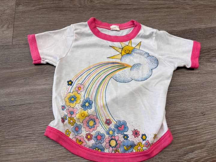 Sears Size 4 T-Shirt – Rainbow Floral Print
