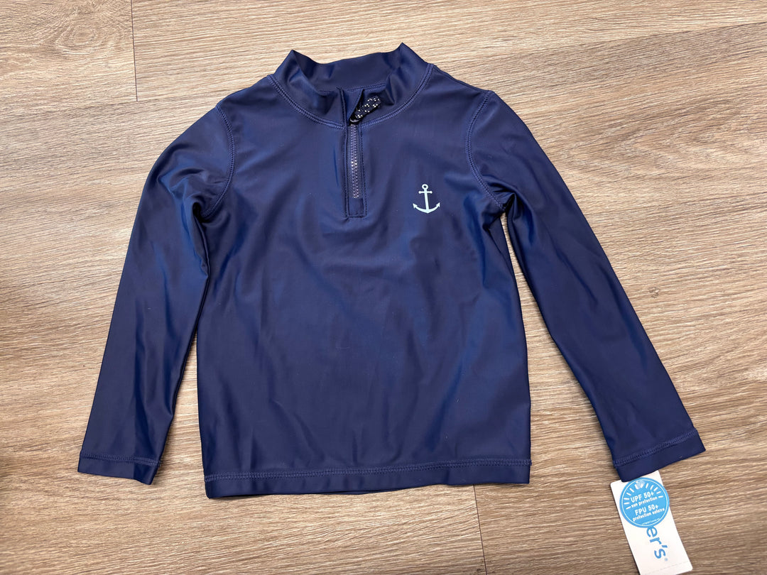 Carter’s 2T Rash Guard – Navy, NWT