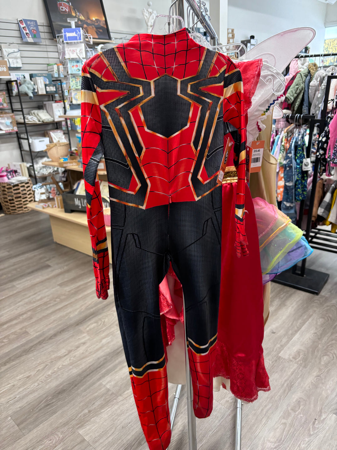 Spiderman Costume, estimated size 4-5 years