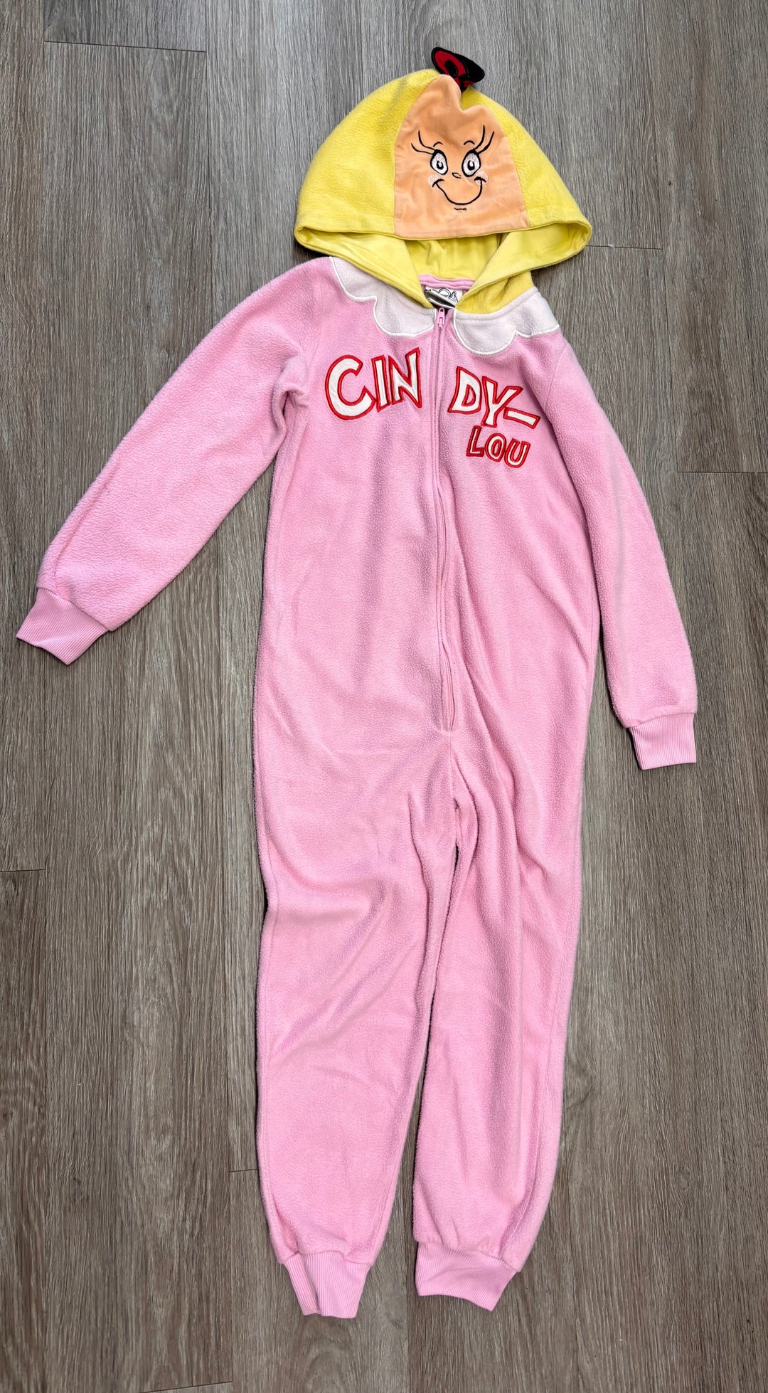 Grinch Fleece One-Piece – “Grow Your Heart”, Size 6