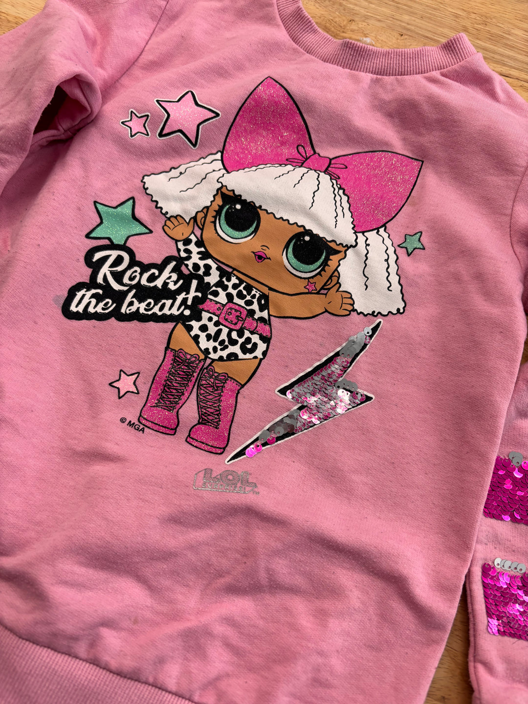 LOL Surprise Sweatshirt – Light Pink, Size 6